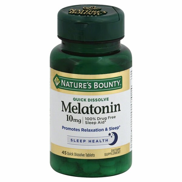 Natures Bounty Melatonin 10Mg Quick Dissolve Tablet, 45PK 229210